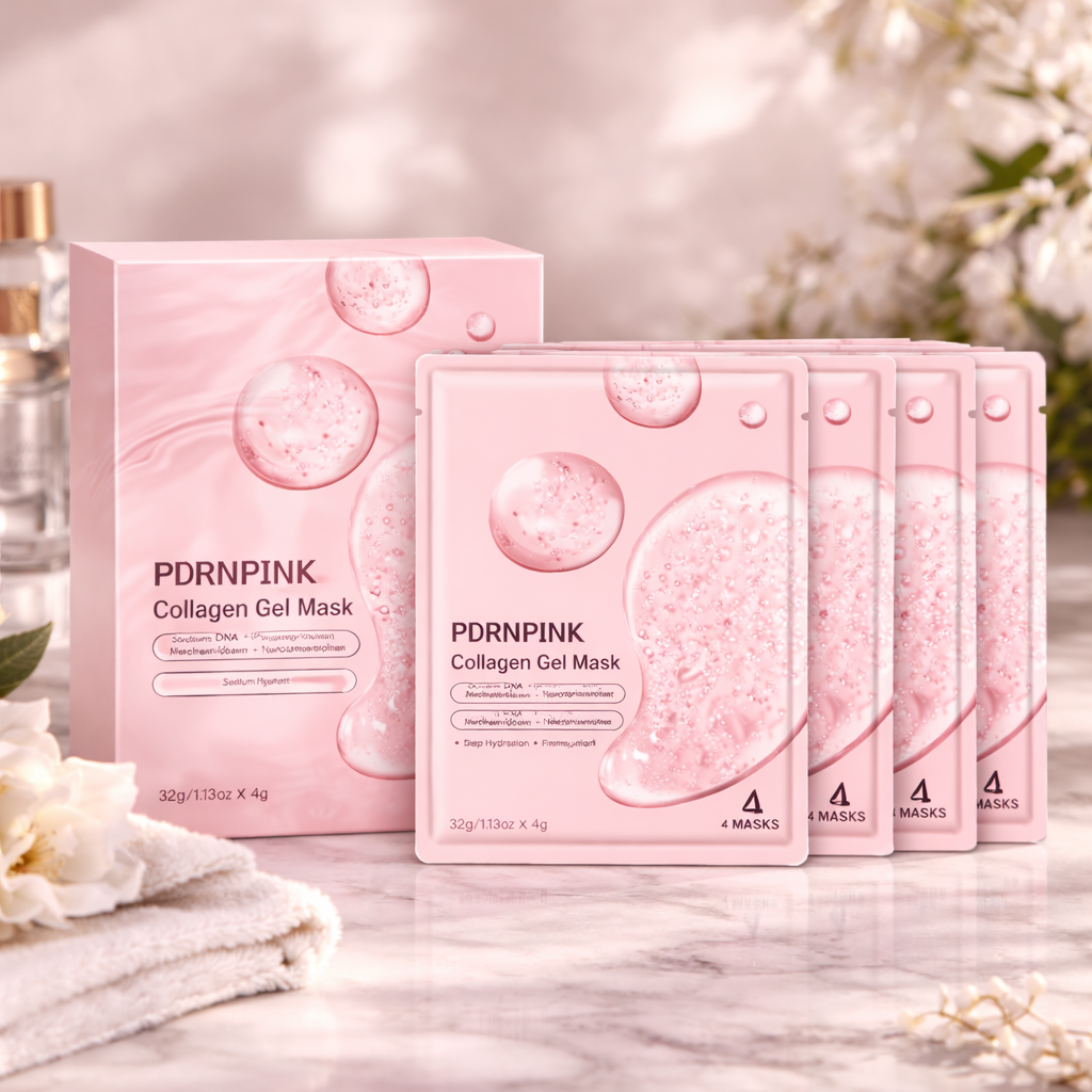 PDRN Pink Collagen Mask – Korean Glass Skin Maske